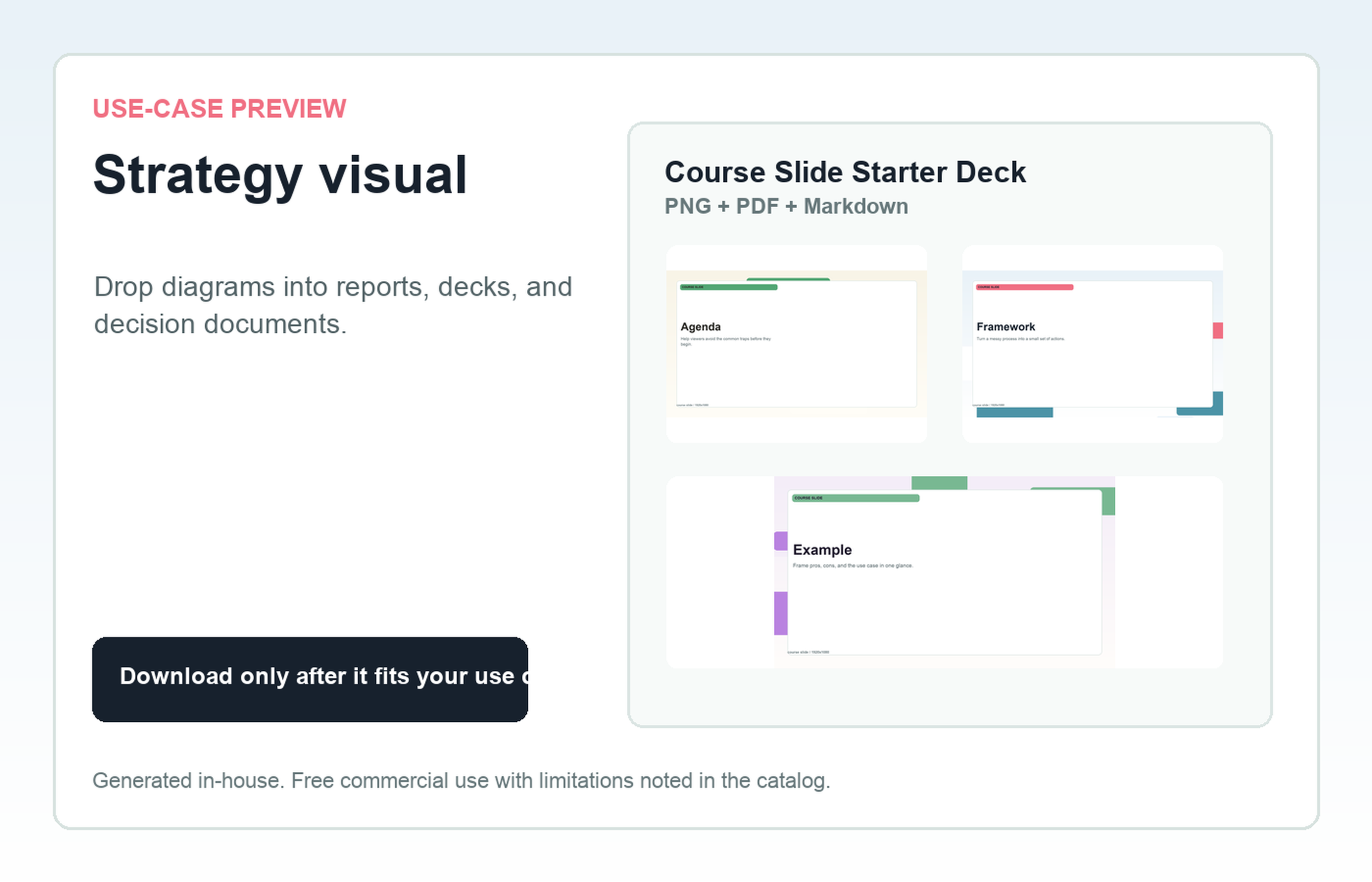 Course Slide Starter Deck Strategy visual use-case preview