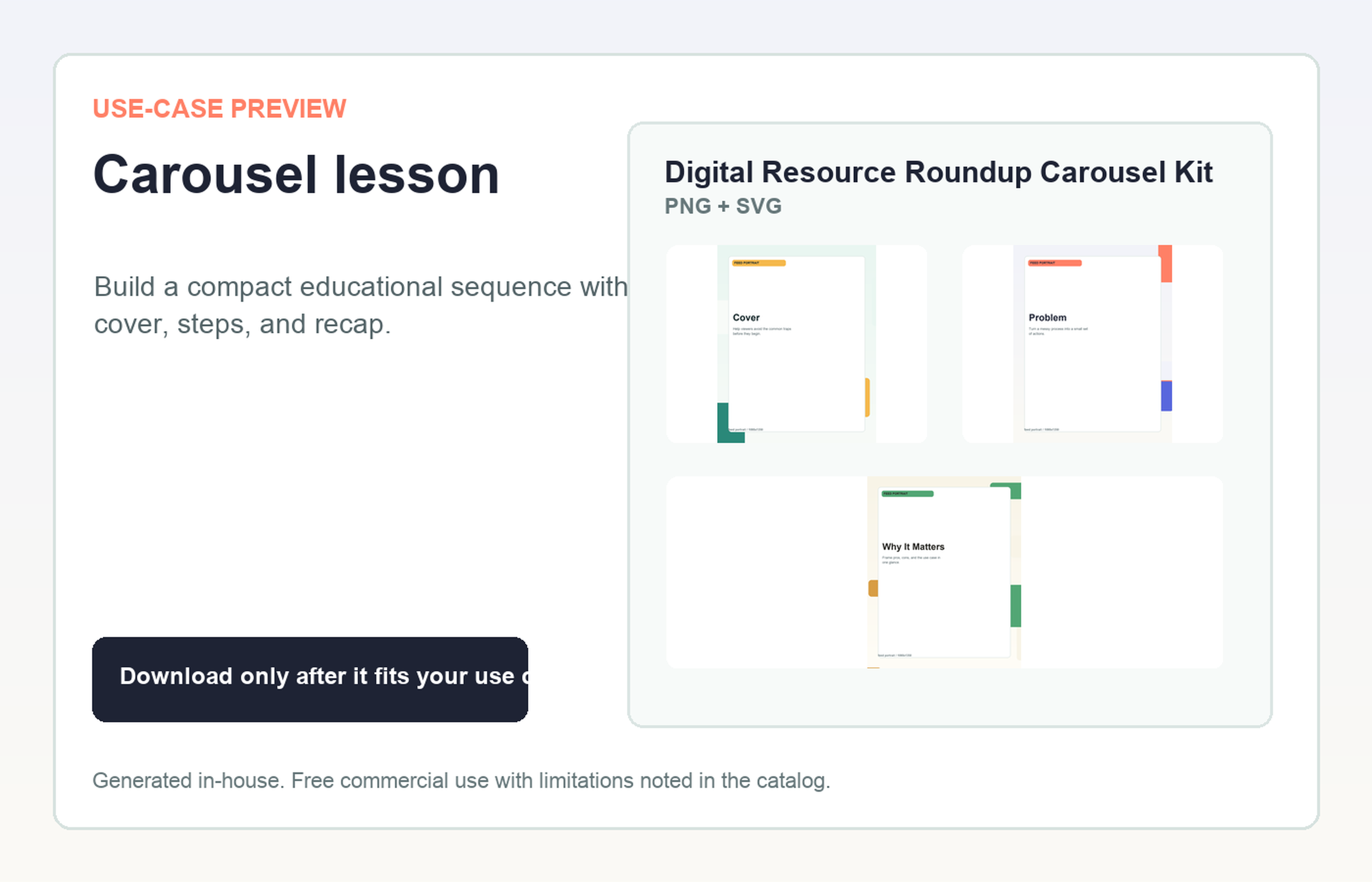 Digital Resource Roundup Carousel Kit Carousel lesson use-case preview