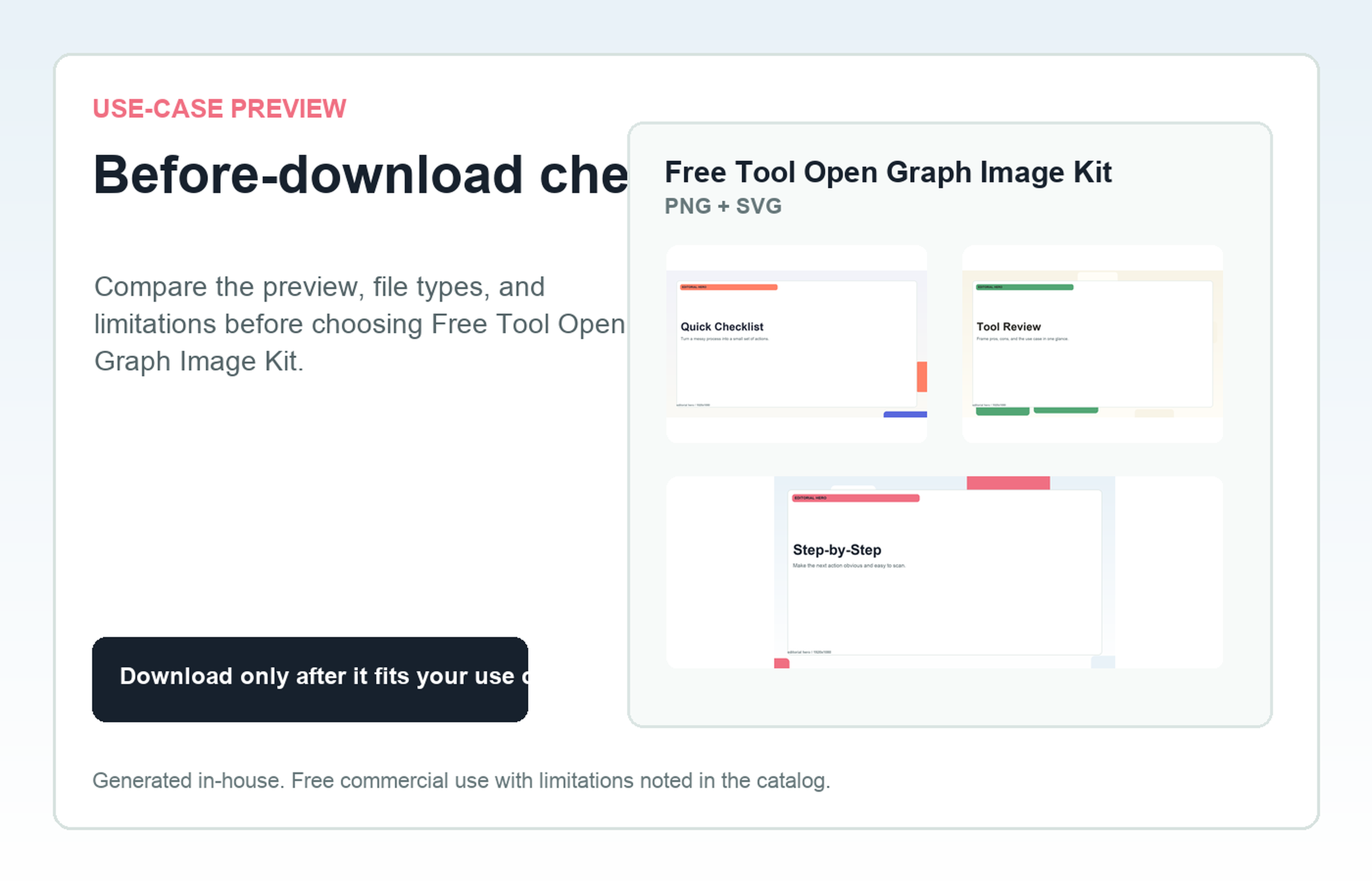 Free Tool Open Graph Image Kit Before-download check use-case preview
