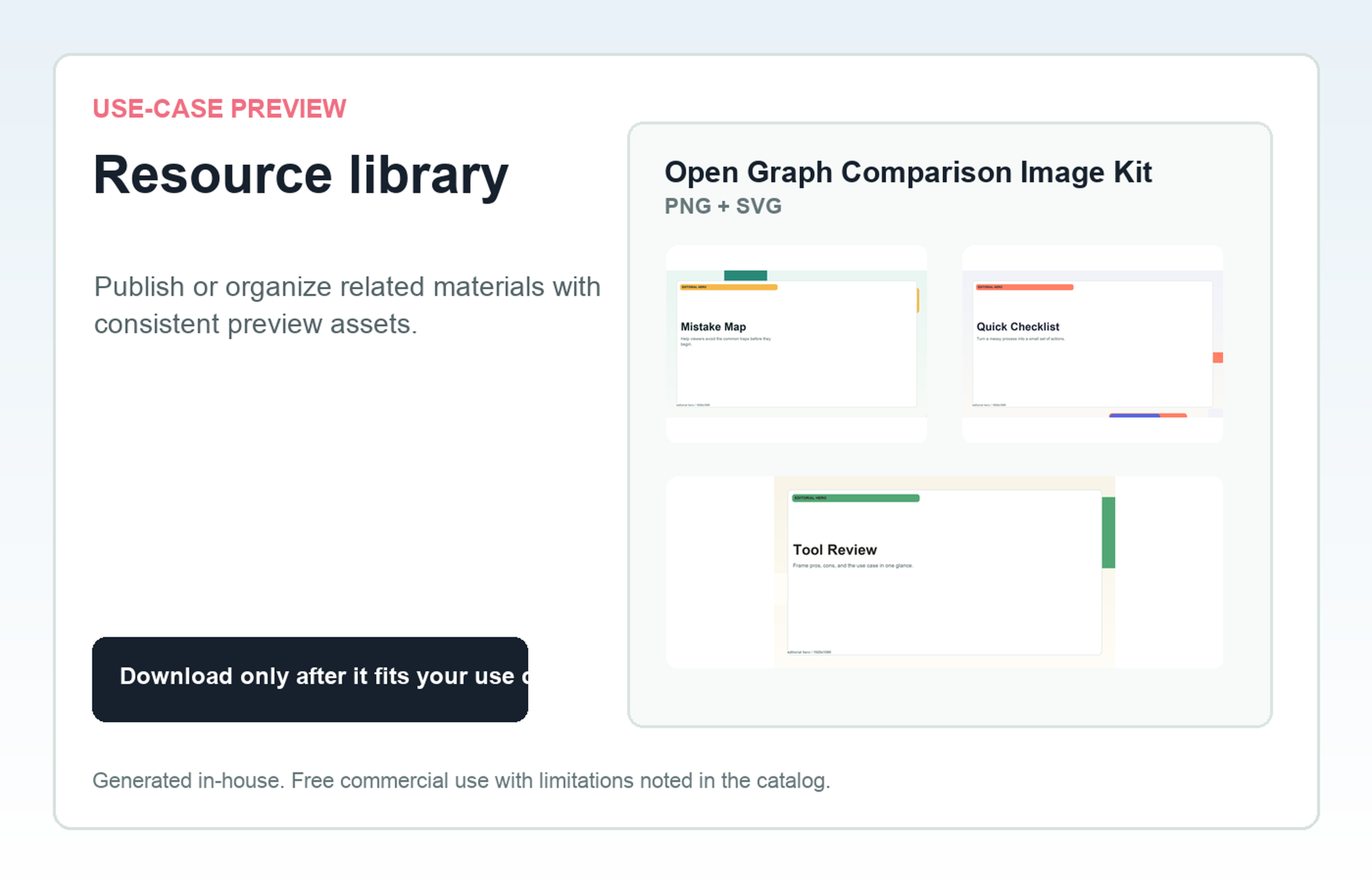 Open Graph Comparison Image Kit Resource library use-case preview