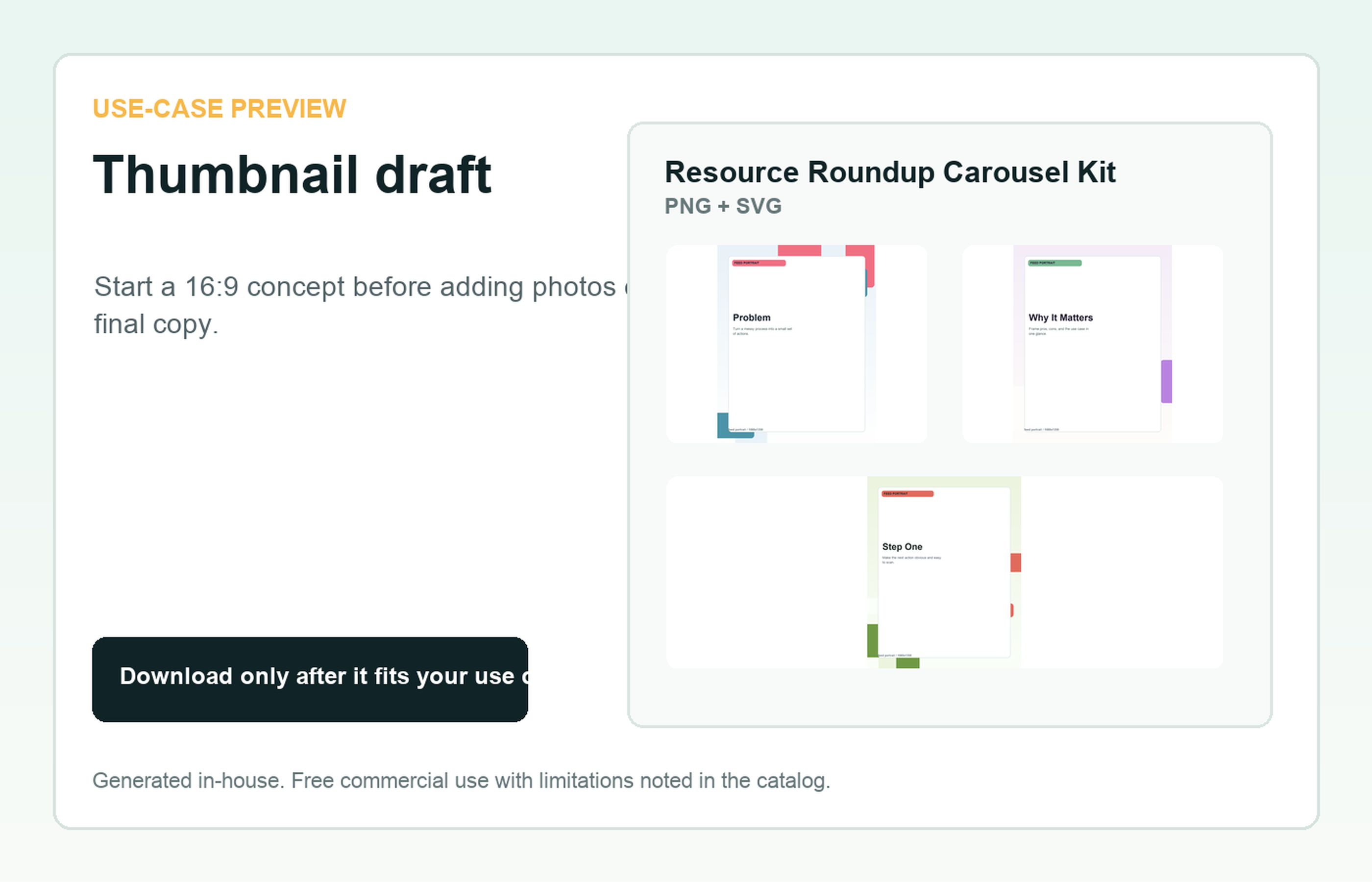 Resource Roundup Carousel Kit Thumbnail draft use-case preview