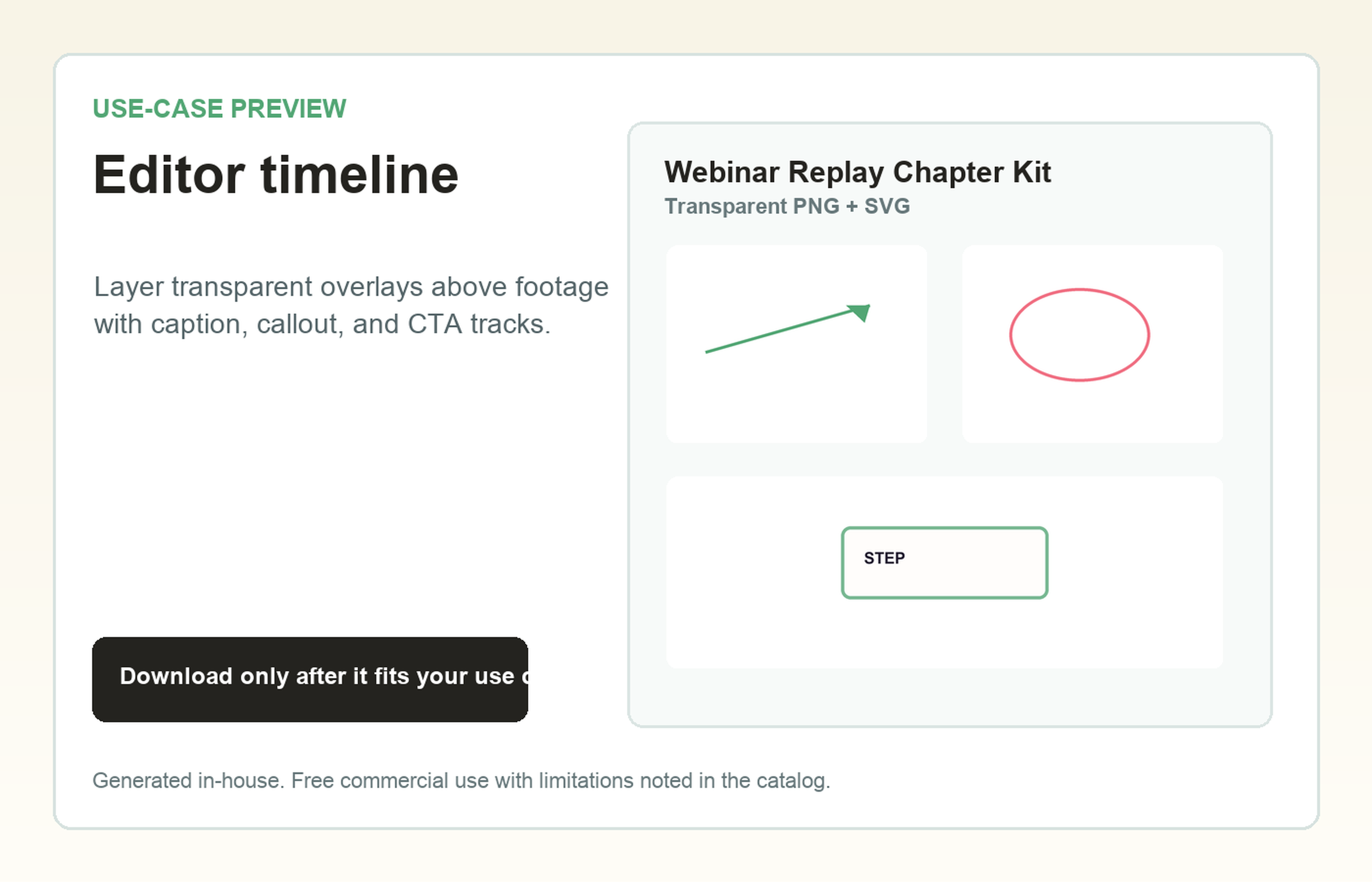 Webinar Replay Chapter Kit Editor timeline use-case preview