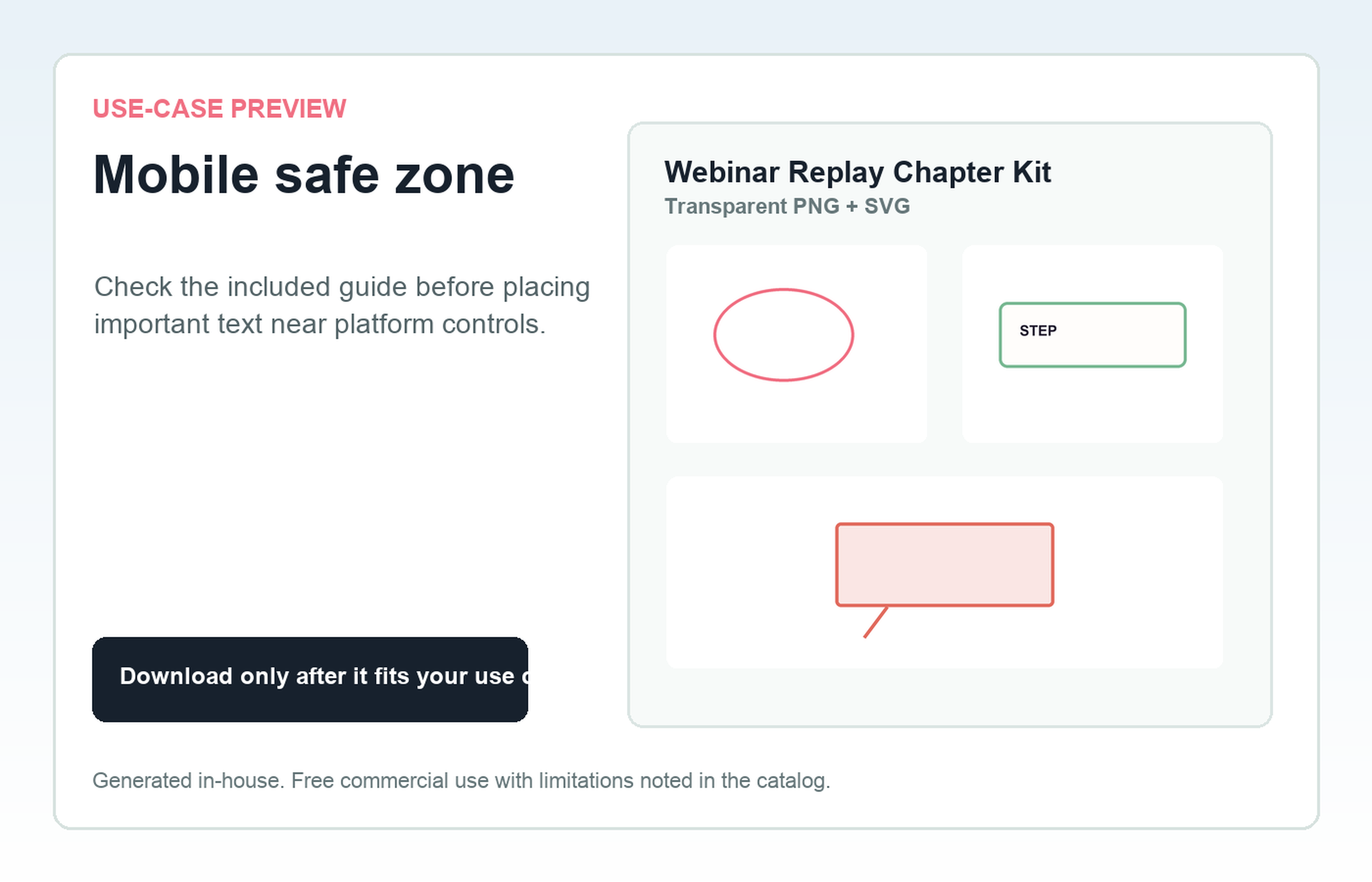 Webinar Replay Chapter Kit Mobile safe zone use-case preview