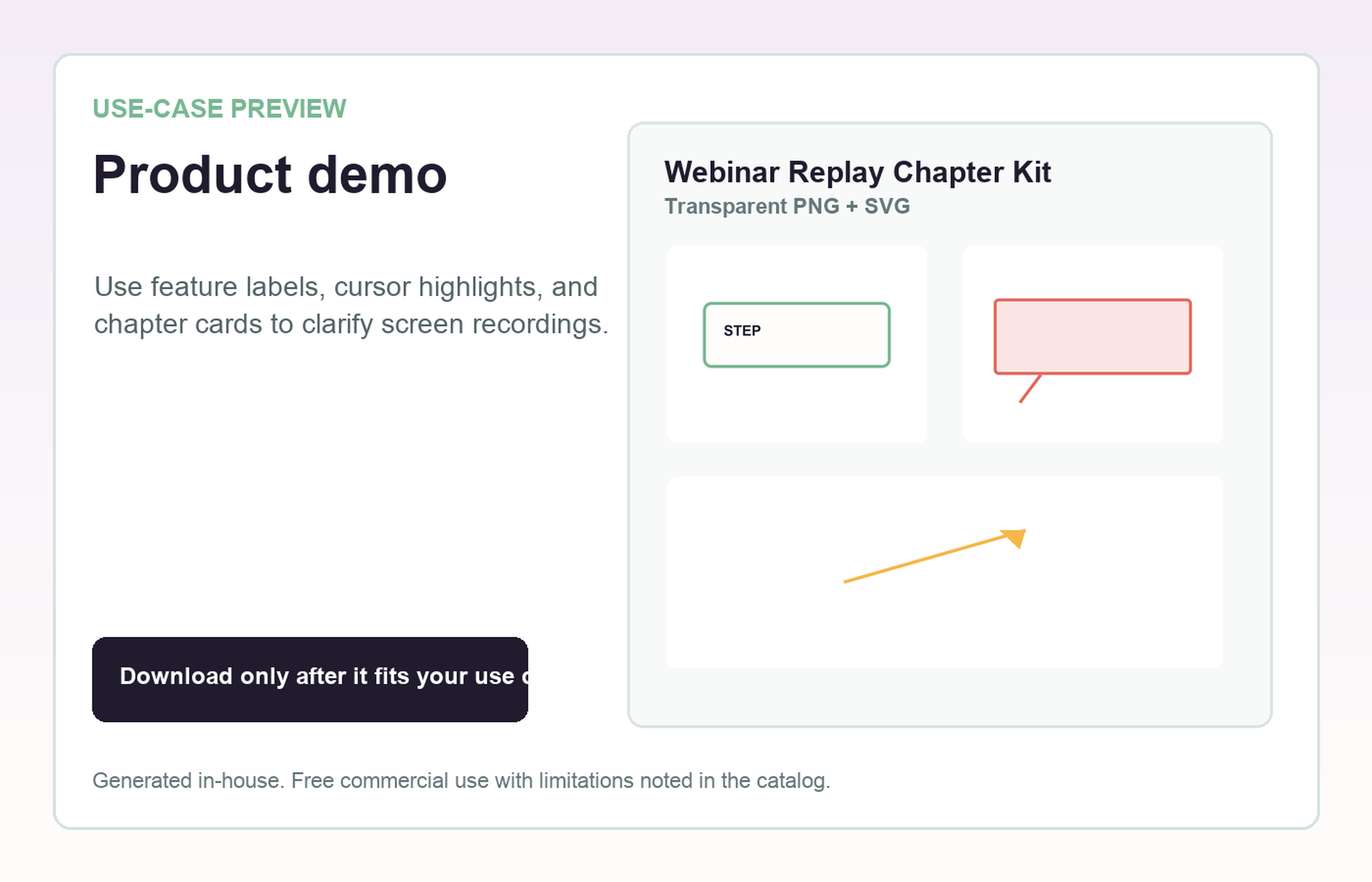 Webinar Replay Chapter Kit Product demo use-case preview