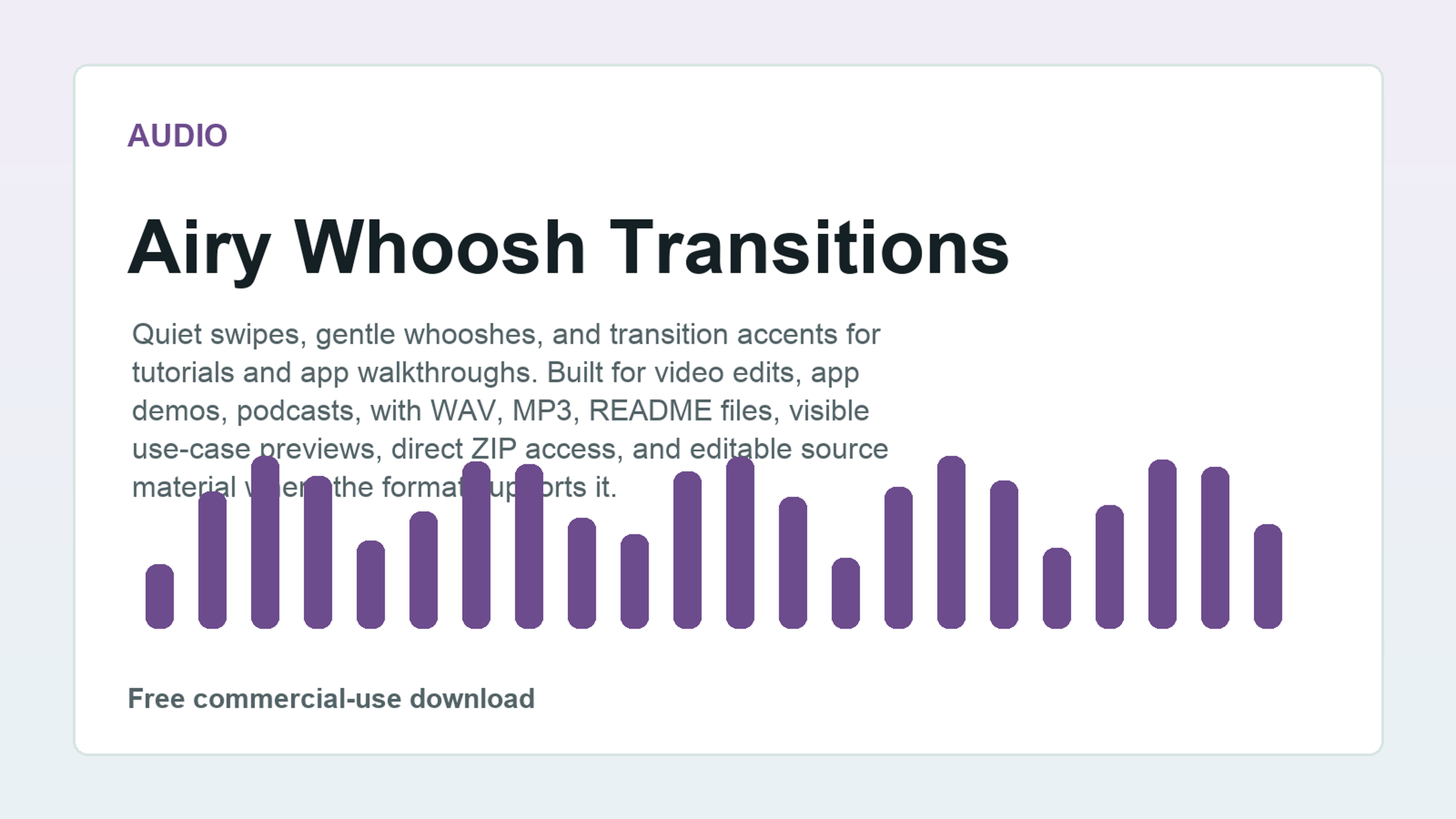 Airy Whoosh Transitions preview