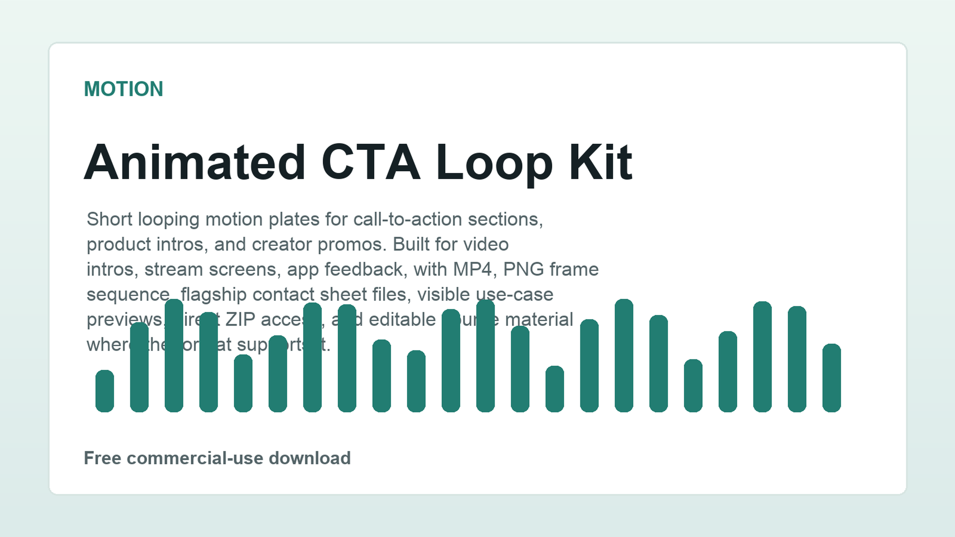 Animated CTA Loop Kit preview