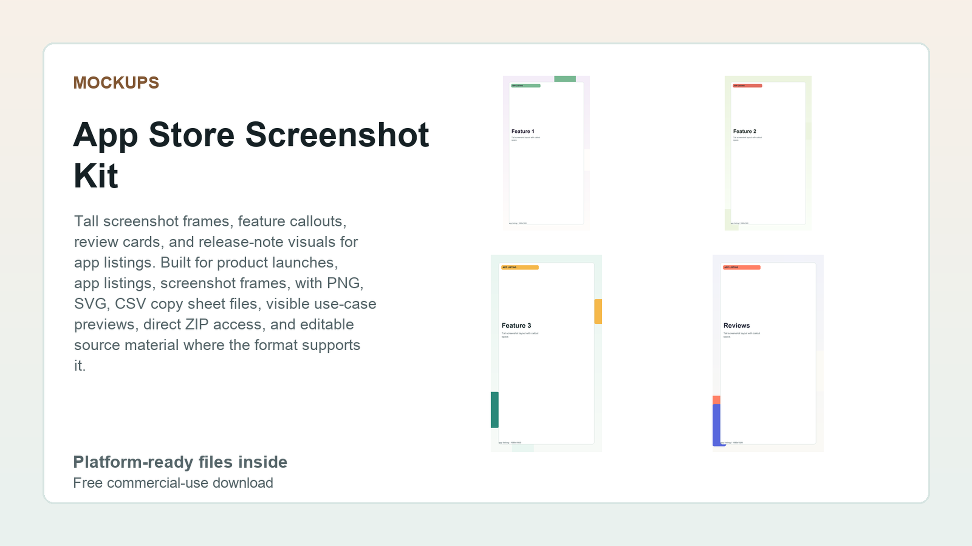 App Store Screenshot Kit preview