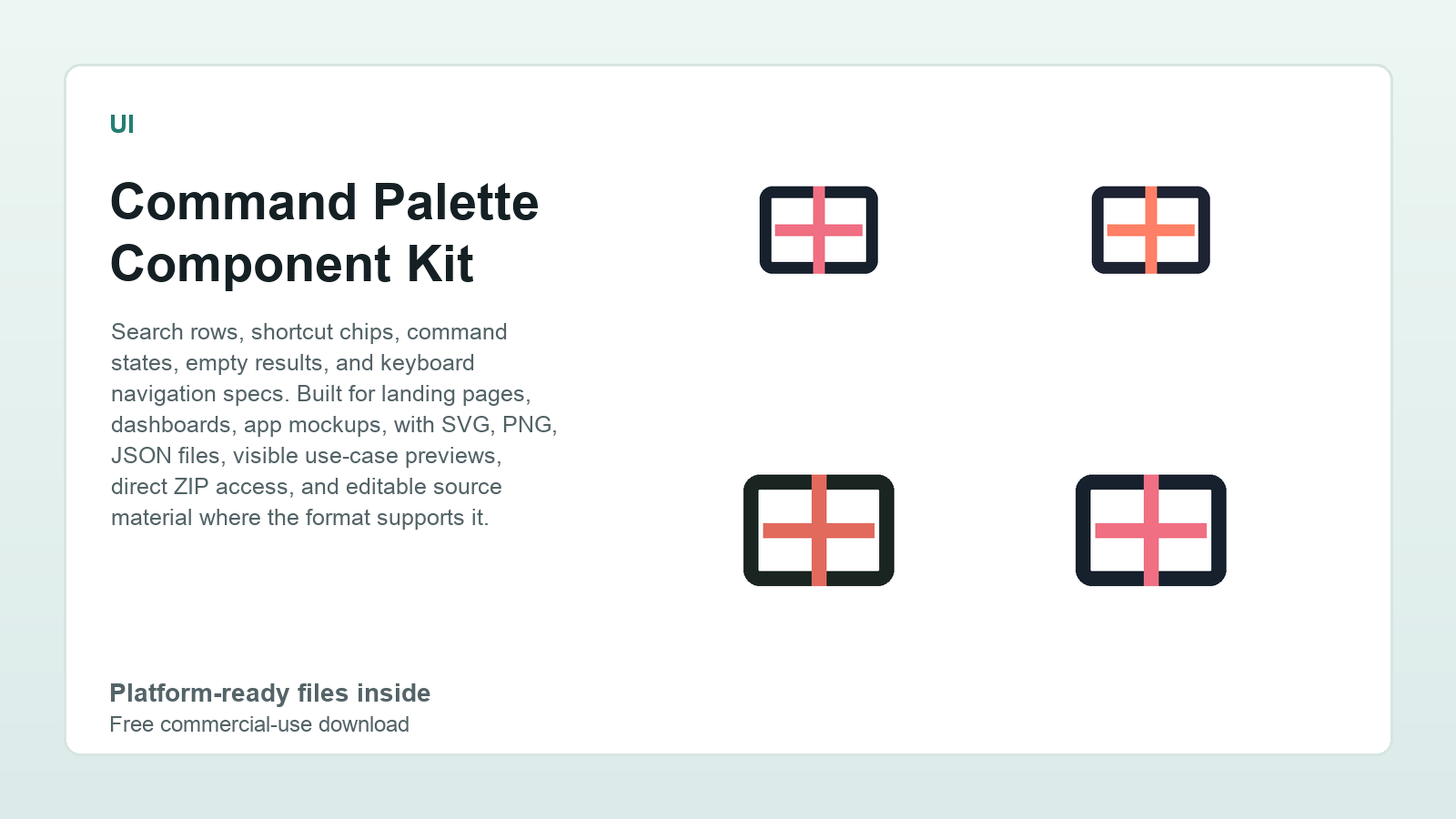 Command Palette Component Kit preview