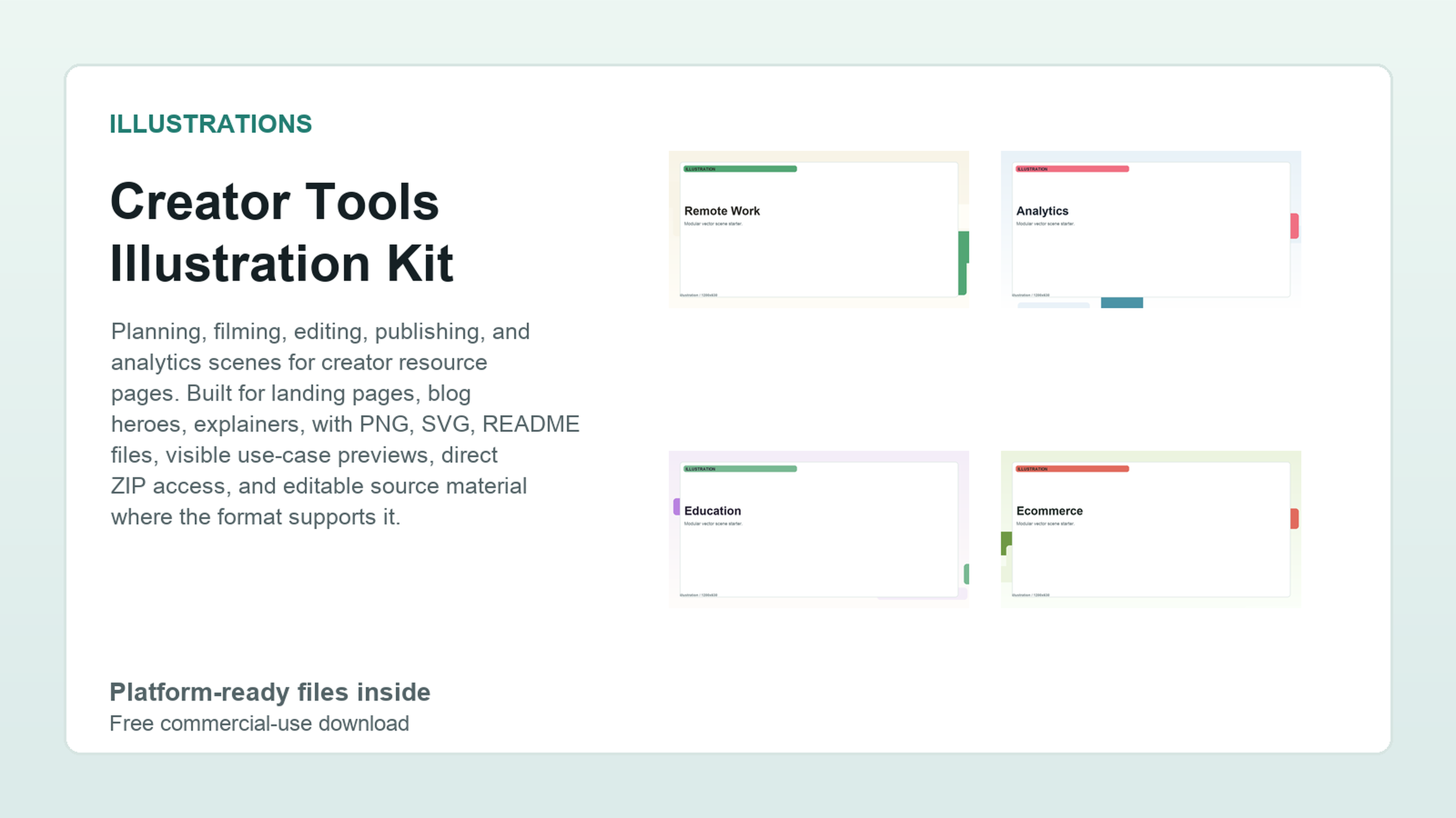 Creator Tools Illustration Kit preview