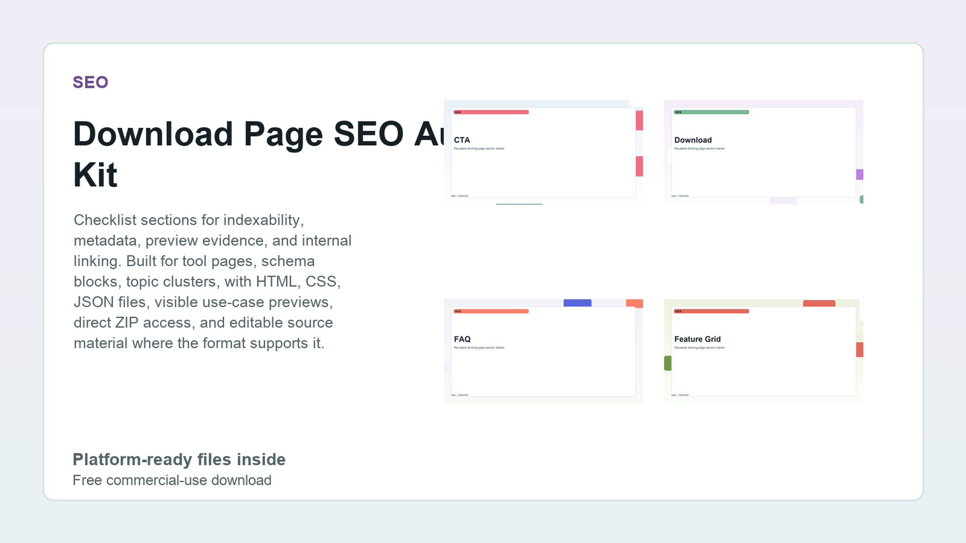 Download Page SEO Audit Kit