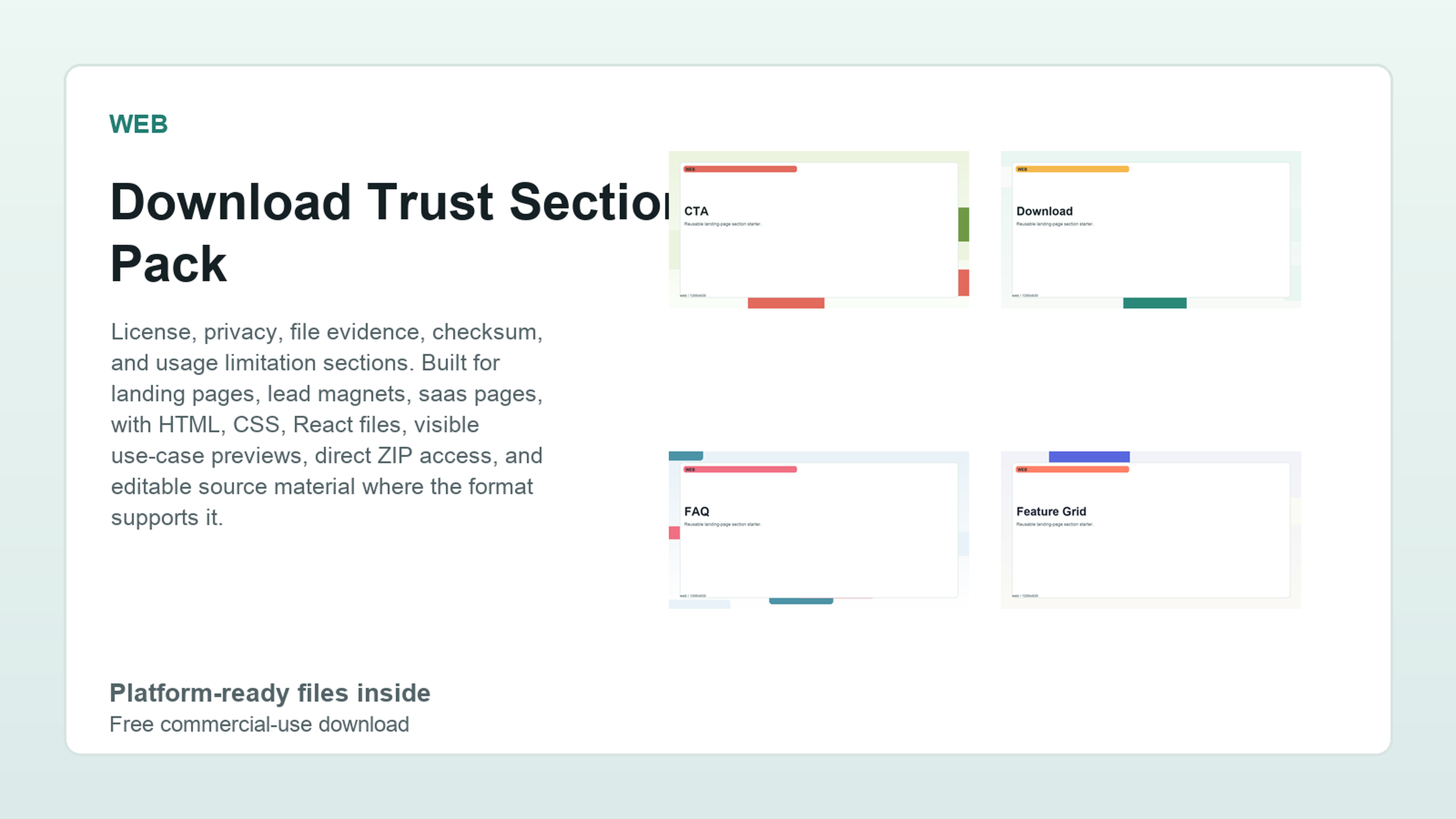 Download Trust Section Pack preview