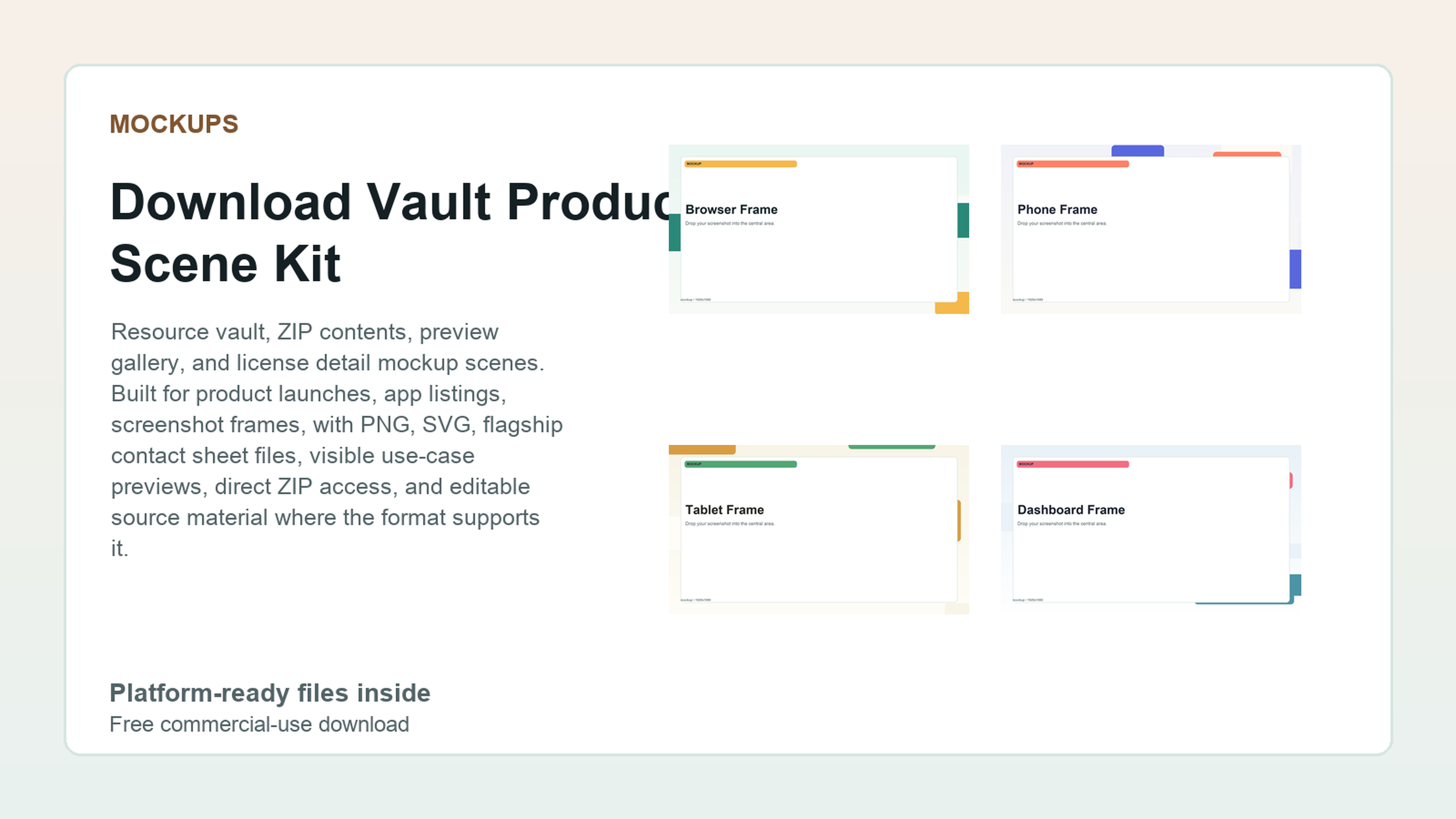 Download Vault Product Scene Kit