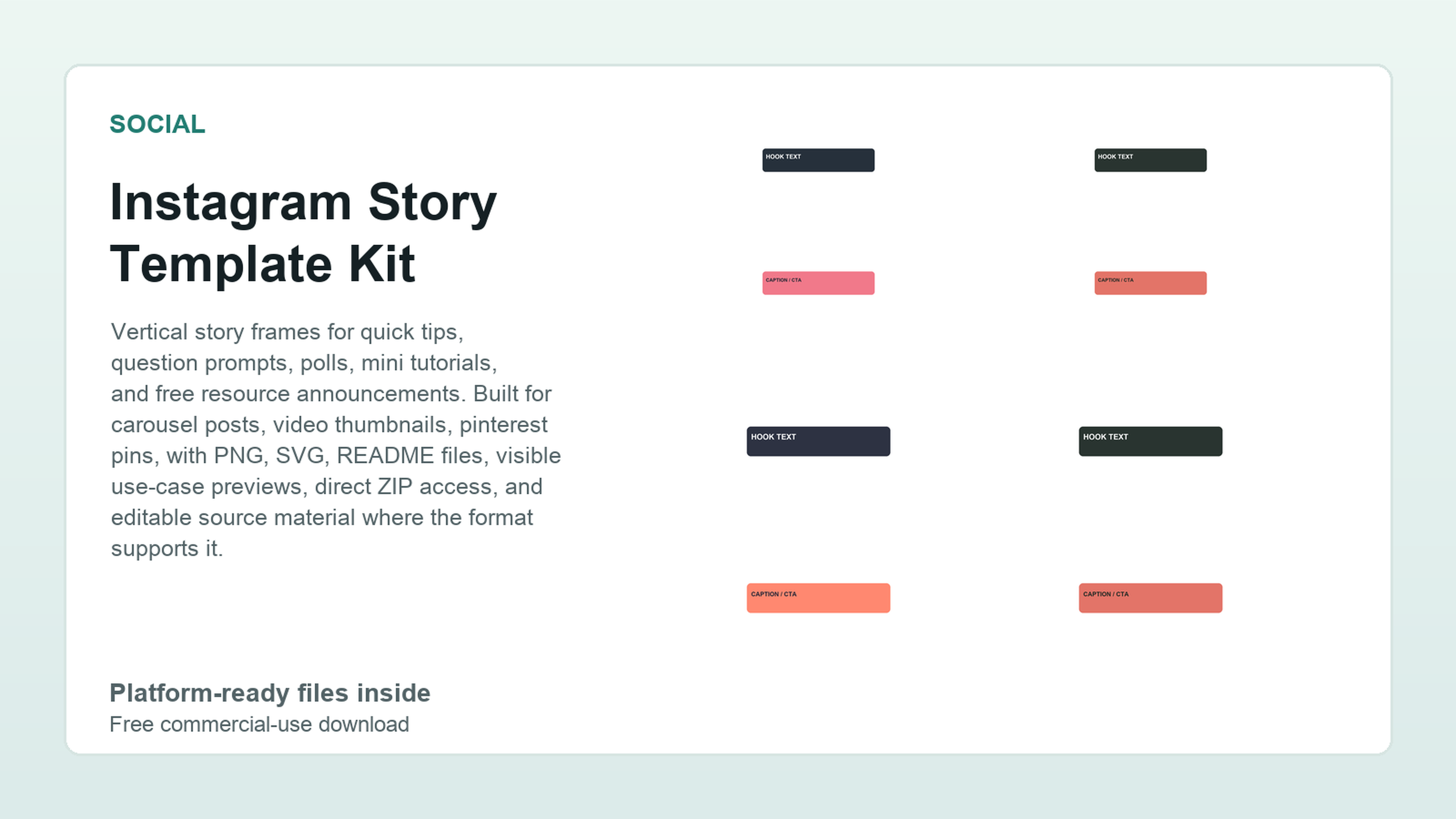 Instagram Story Template Kit