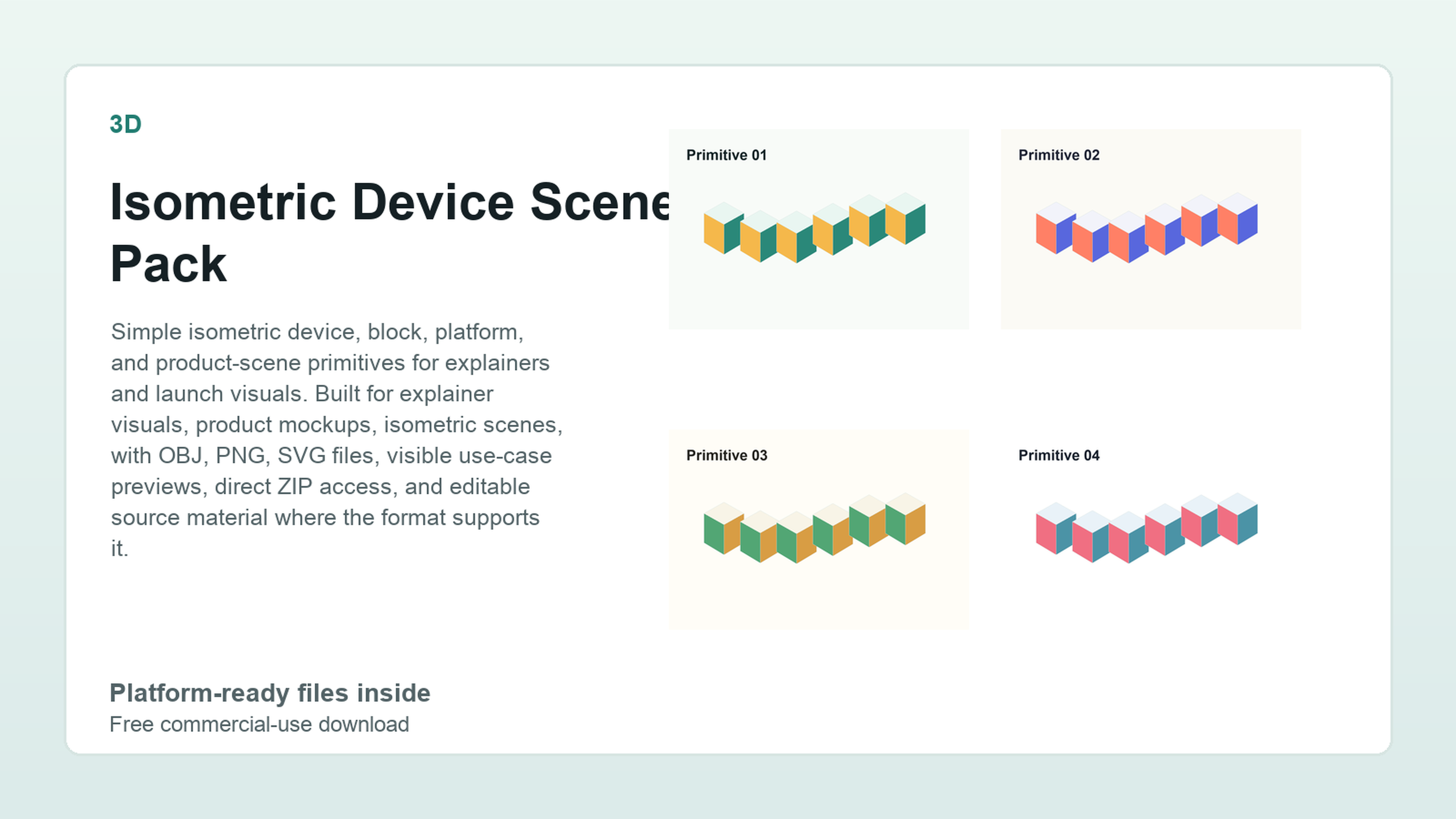 Isometric Device Scene Pack preview