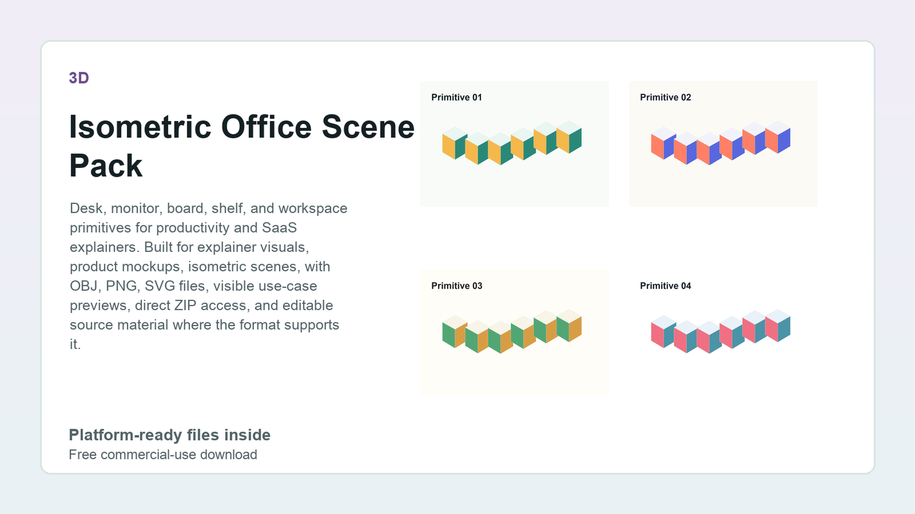 Isometric Office Scene Pack preview