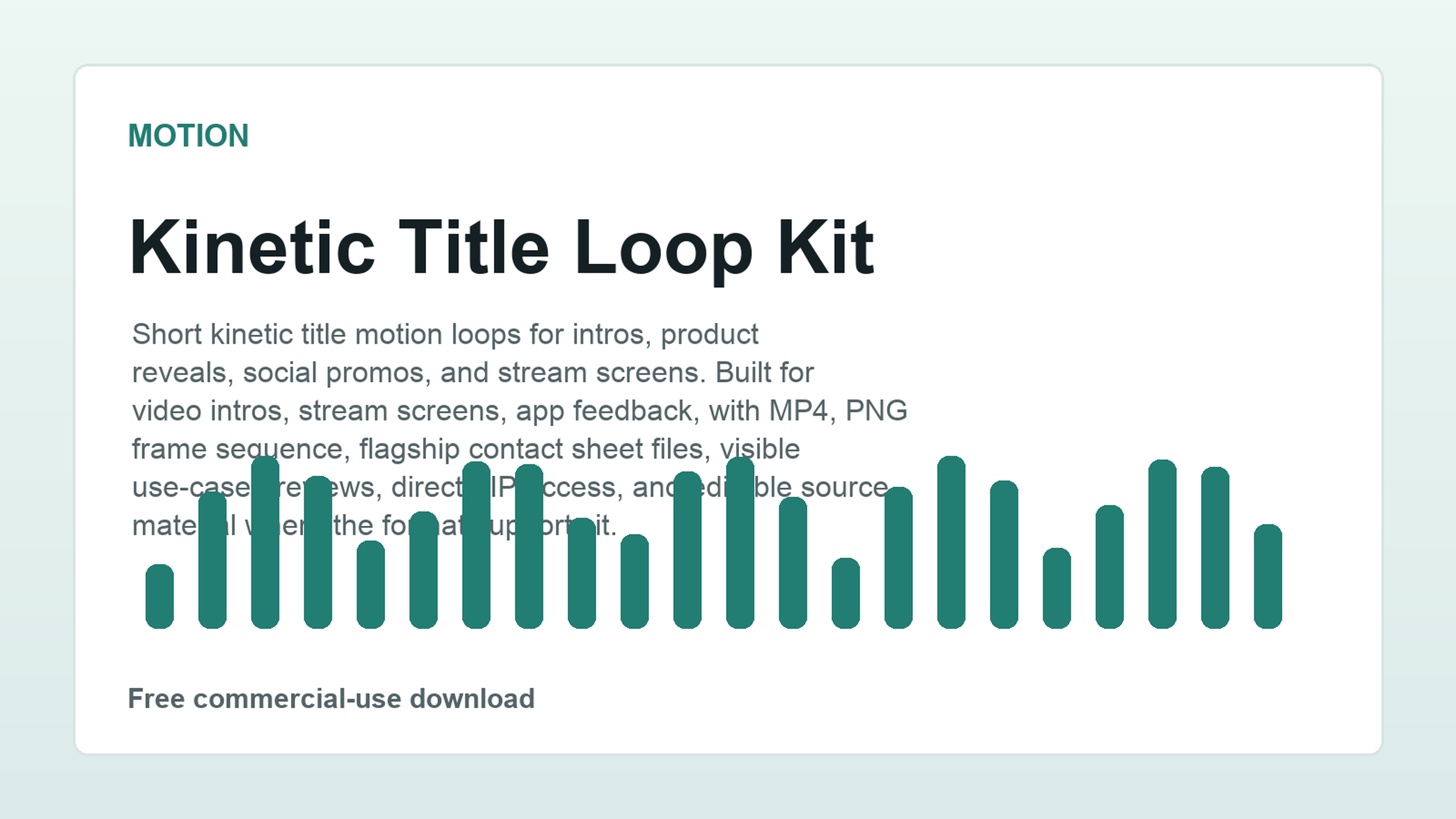 Kinetic Title Loop Kit preview