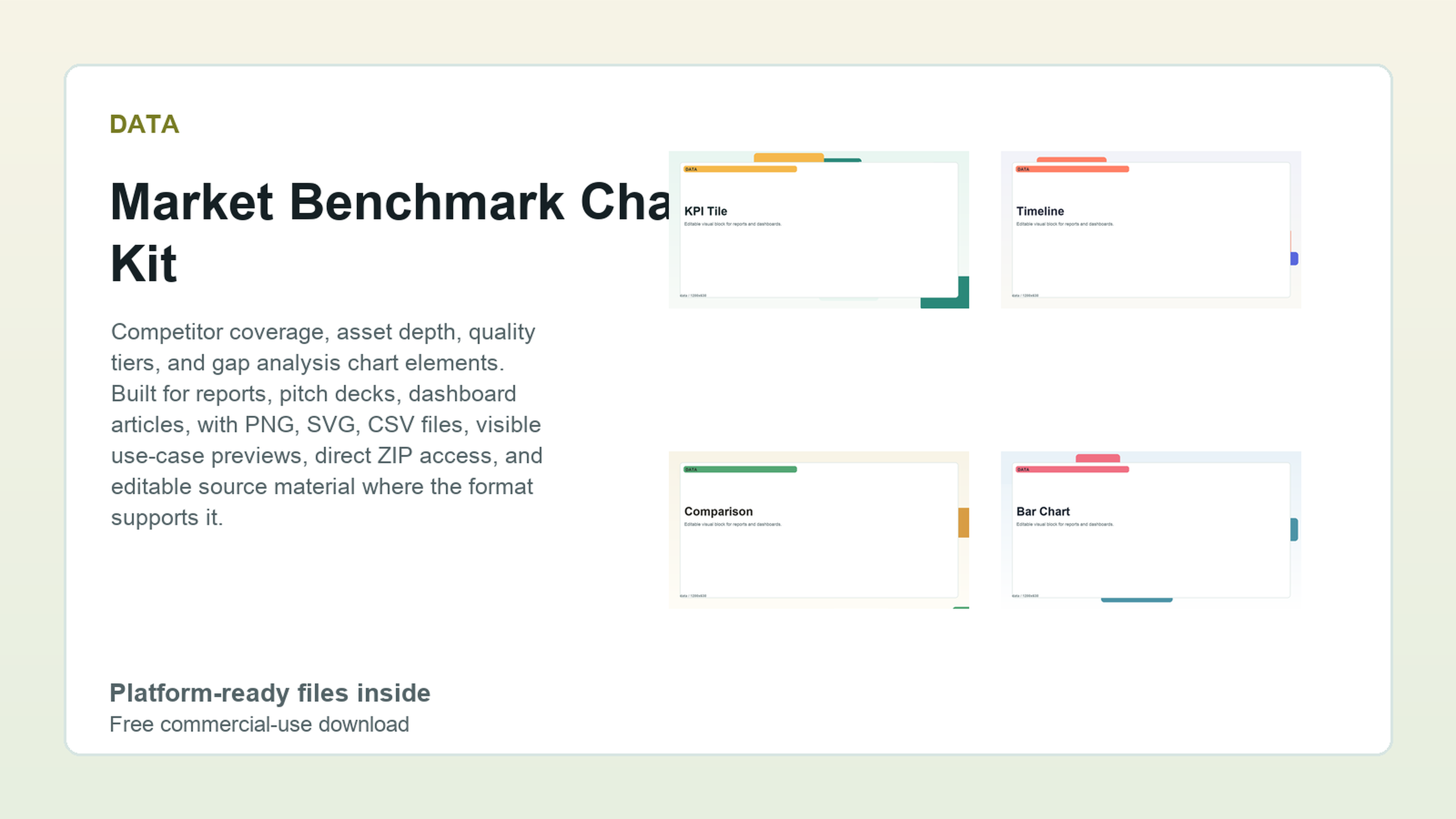 Market Benchmark Chart Kit preview