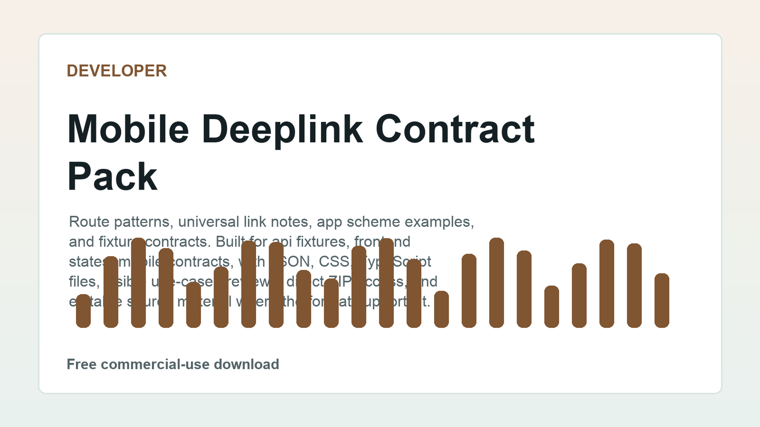 Mobile Deeplink Contract Pack