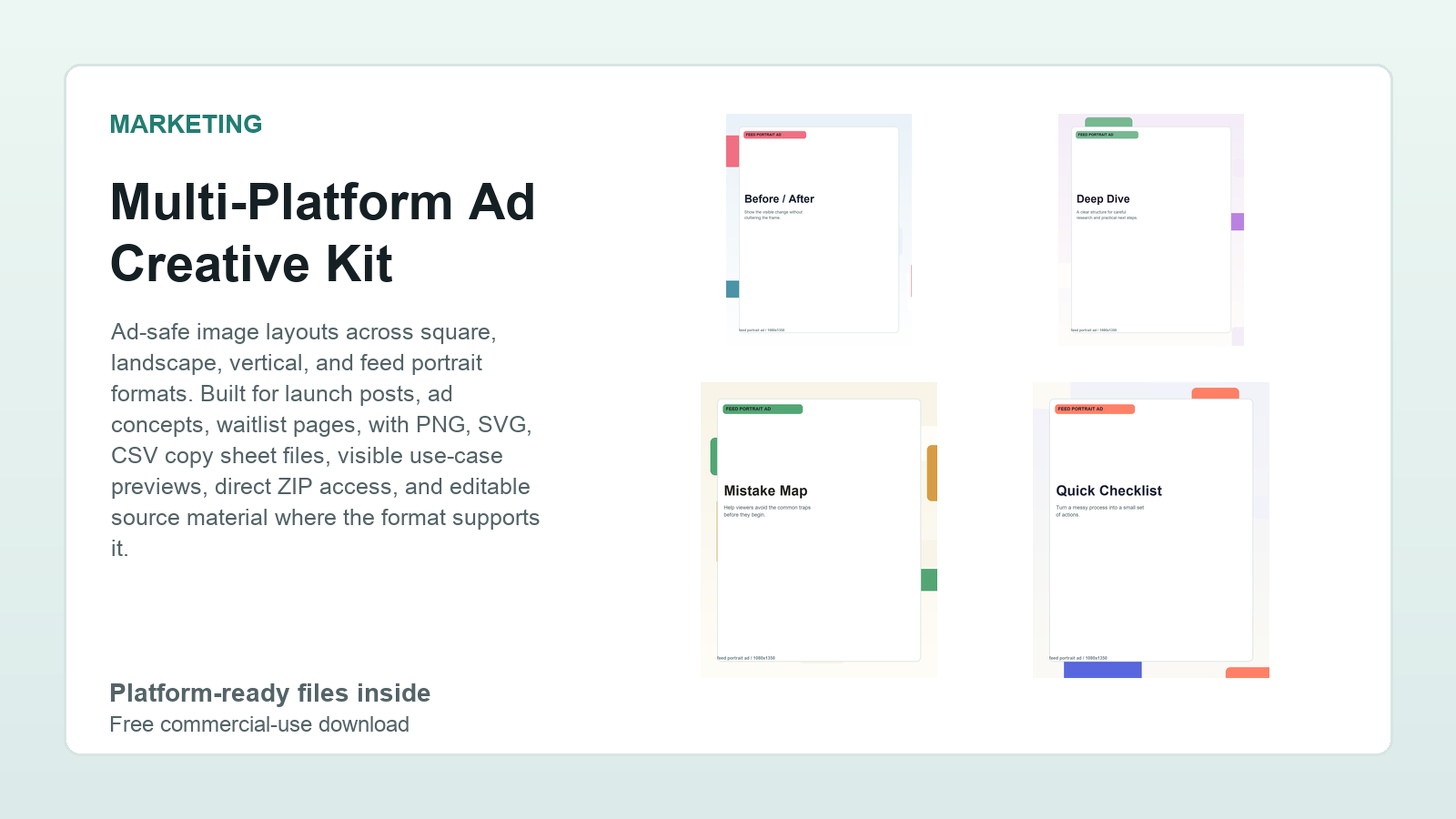 Multi-Platform Ad Creative Kit