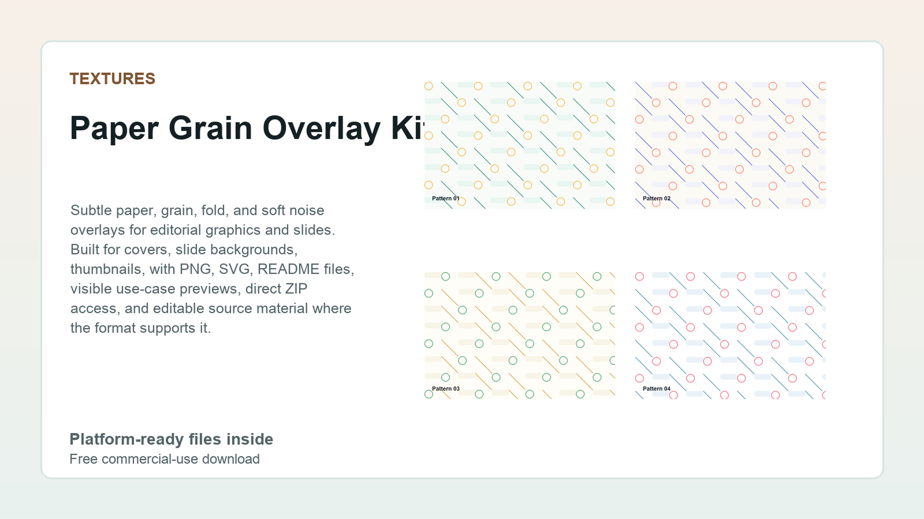 Paper Grain Overlay Kit