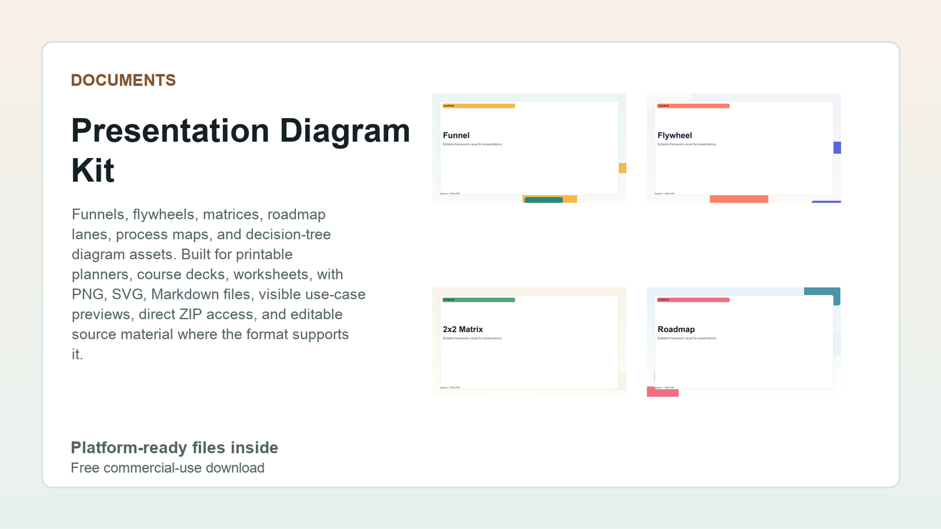 Presentation Diagram Kit preview
