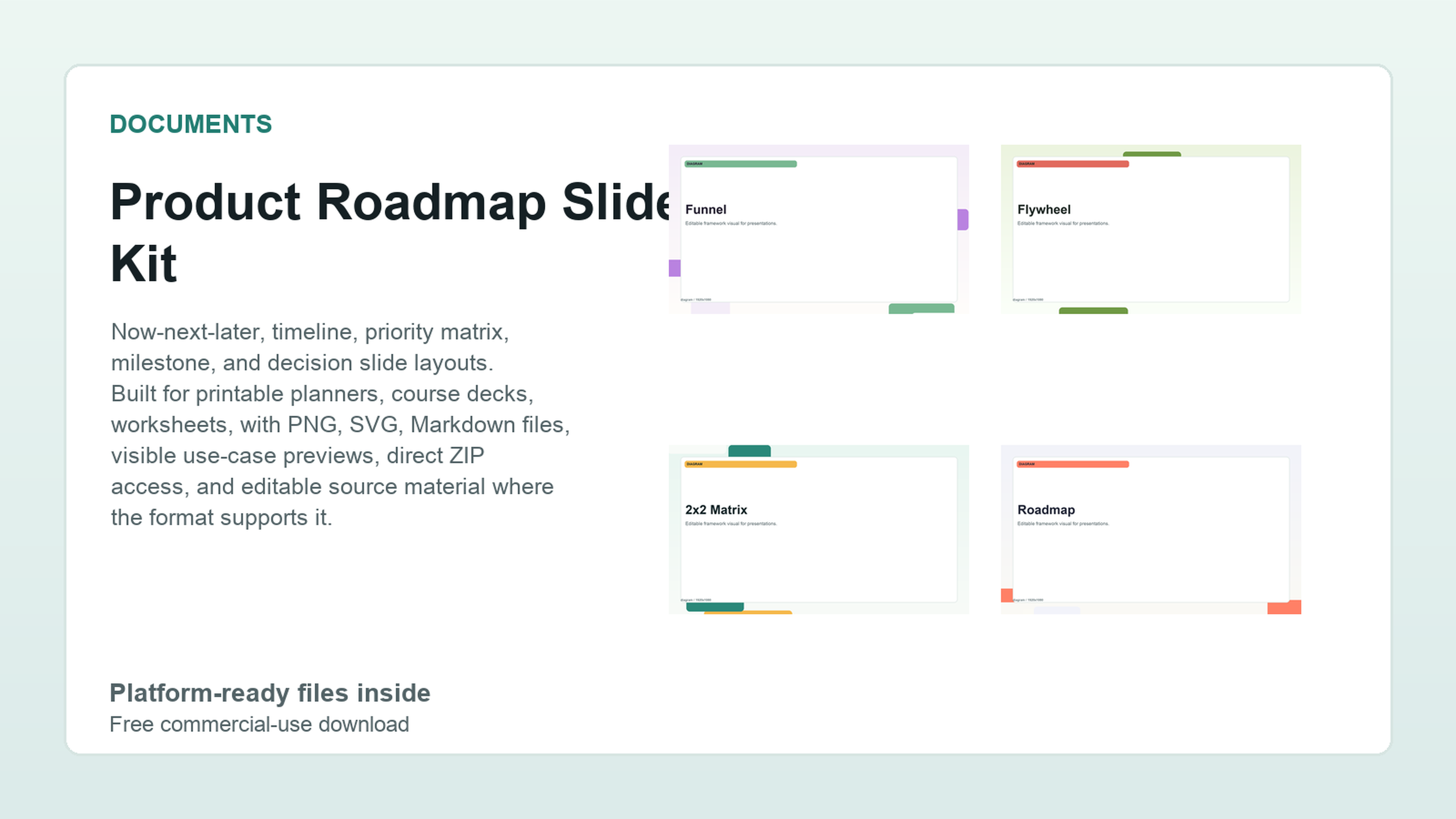 Product Roadmap Slide Kit
