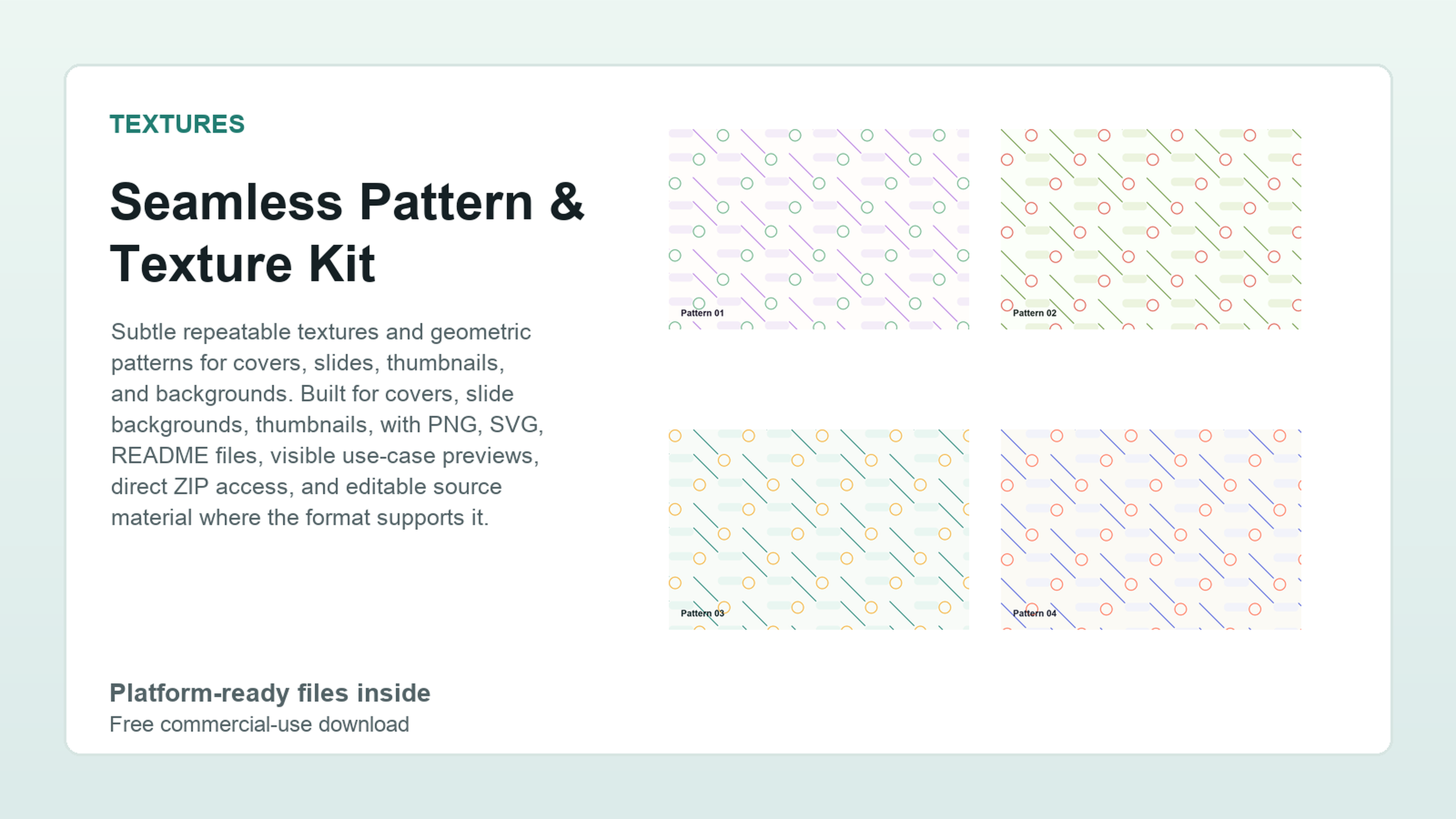 Seamless Pattern & Texture Kit