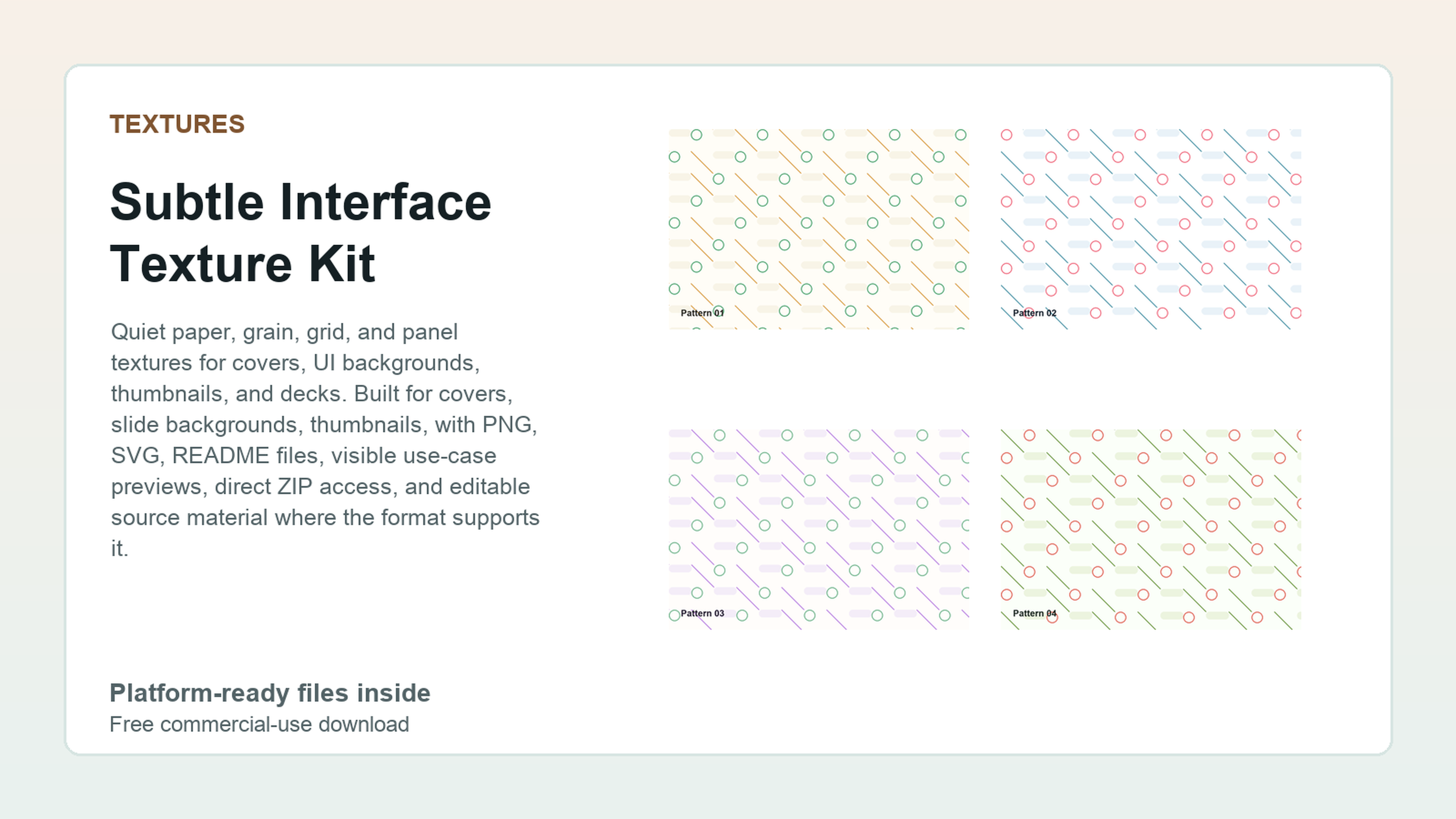 Subtle Interface Texture Kit