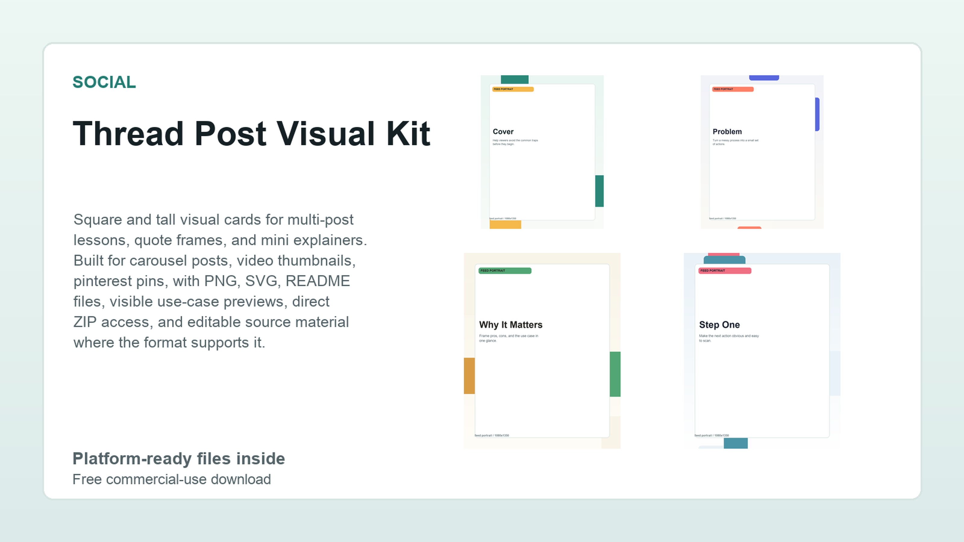 Thread Post Visual Kit