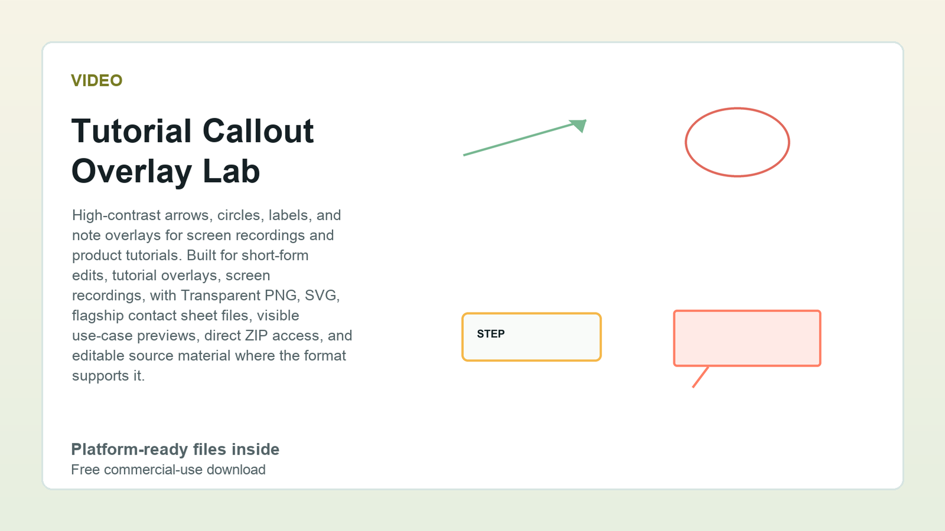 Tutorial Callout Overlay Lab preview